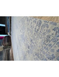 Blau text_origin_3 Wolle und Bambus handgefertigt   427 x 300 cm