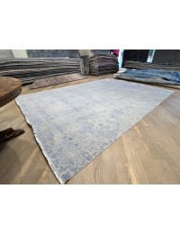 Blau text_origin_3 Wolle und Bambus handgefertigt   427 x 300 cm
