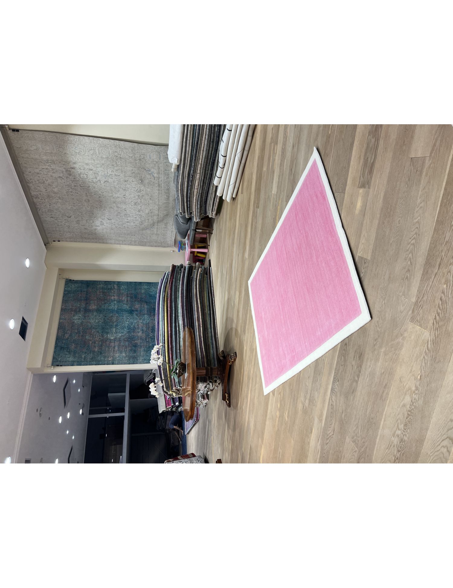 Pure Wolle  rosa <br/>230 x 160 cm
