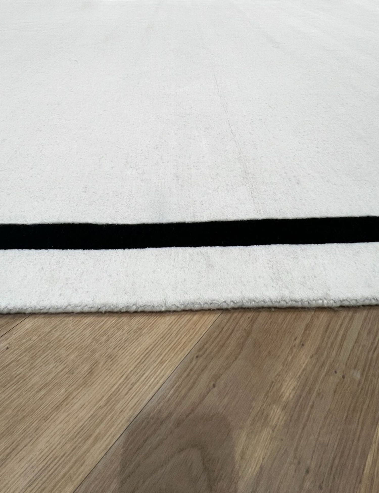 Quadrat Pure Wolle  schwarz <br/>200 x 200 cm