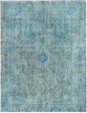 Tappeto vintage persiano 258 x 180 blu