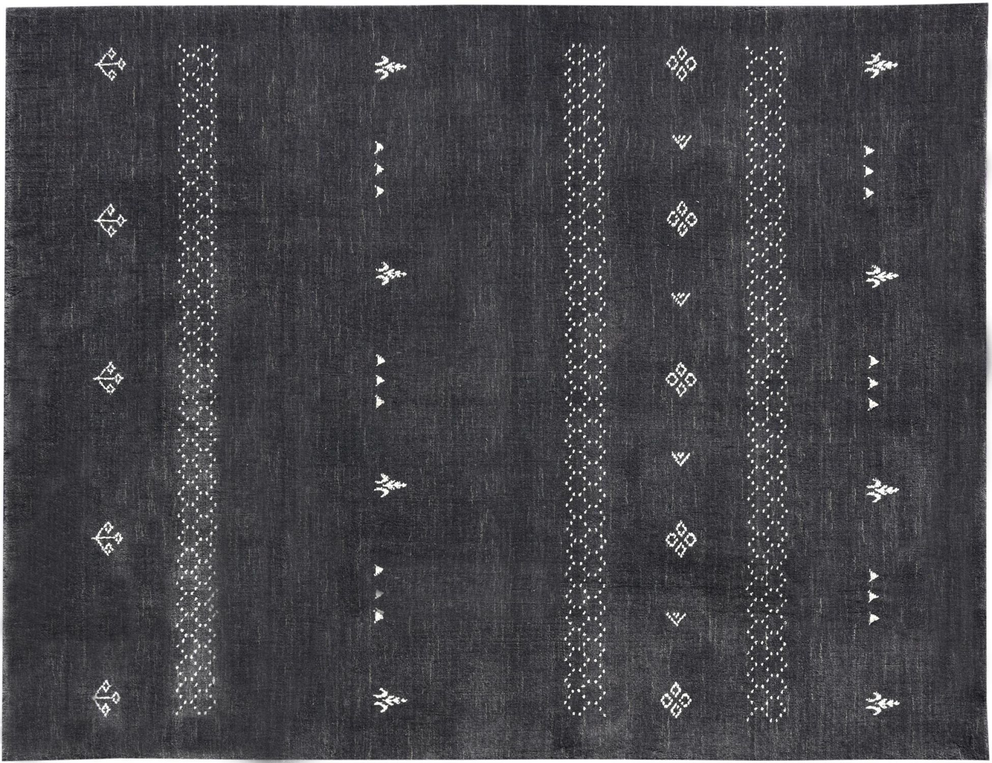 Pure Wolle  schwarz <br/>230 x 160 cm