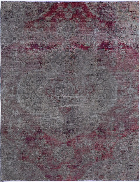 Lila Persien Vintage Teppich 287 x 186 cm