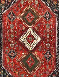 Rød persia Shiraz 230 x 145 cm - view 2
