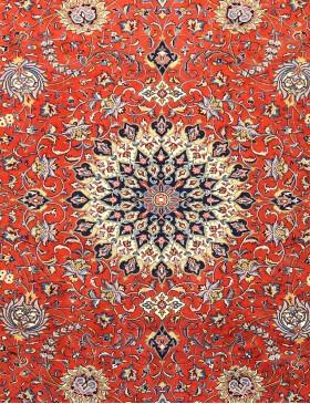 Röda Persien Sarough  336 x 230 cm