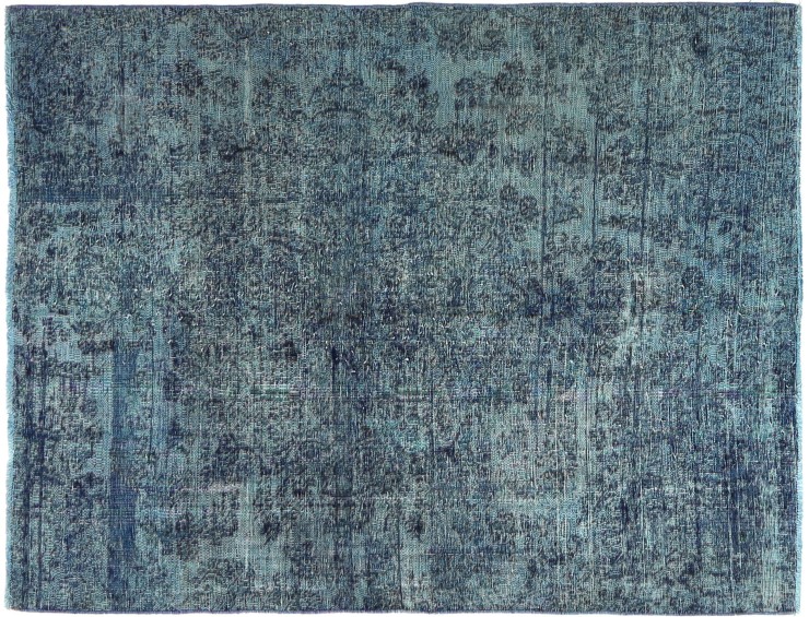 Blå Persien Persisk vintage matta  204 x 147 cm