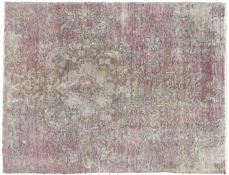 Grå Persien Persisk vintage matta  160 x 115 cm