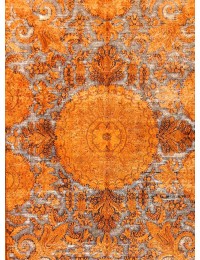 Orange Persien Persisk vintage matta  360 x 260 cm