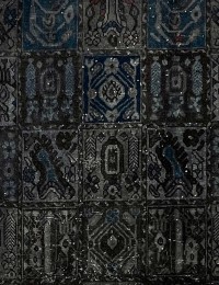 Grå persia Vintage Teppe 123 x 141 cm - view 3