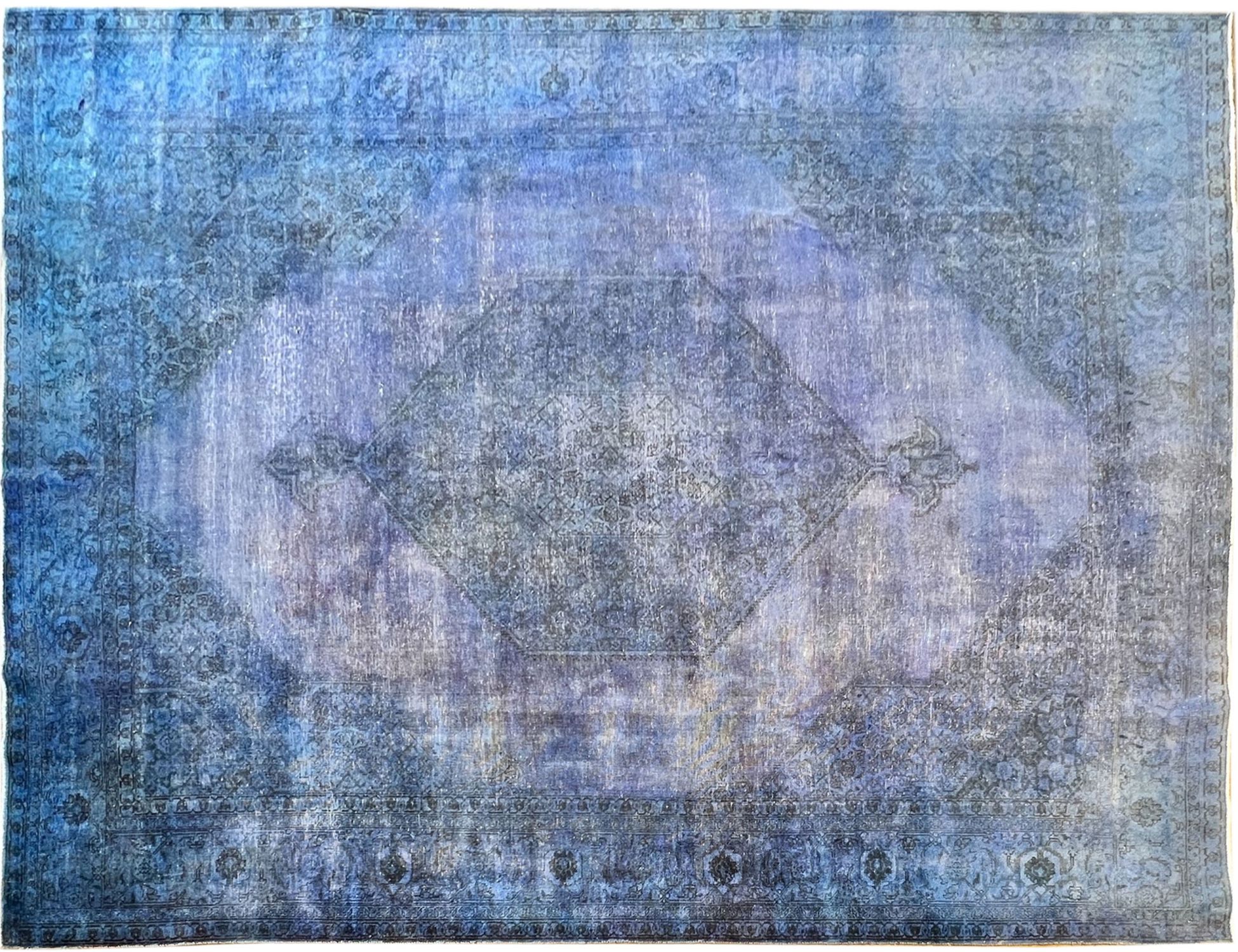 Tappeto Vintage  blu <br/>372 x 298 cm