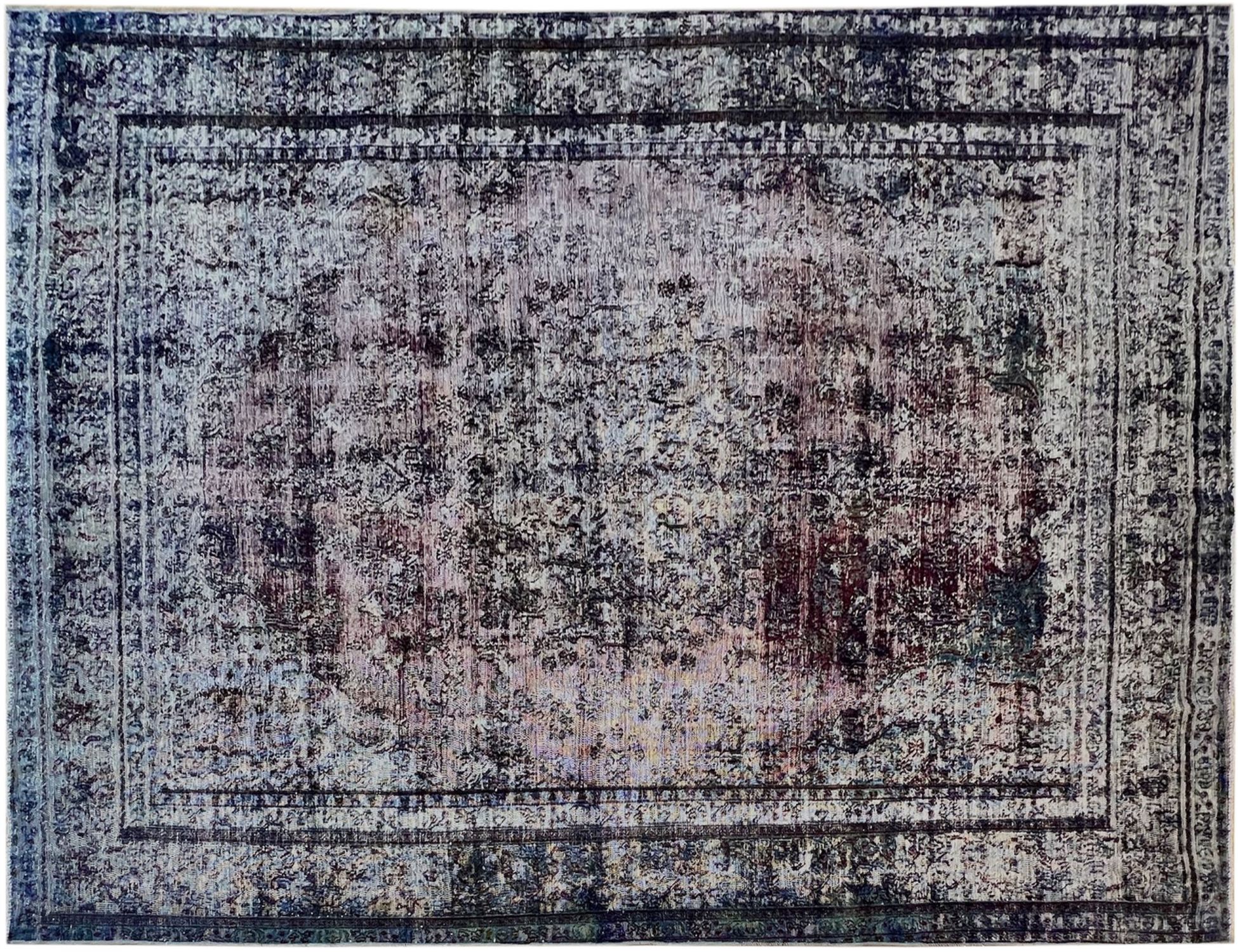 Tappeto Vintage  blu <br/>380 x 281 cm