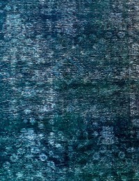 Türkis Persien Vintage Perserrteppich  246 x 145 cm