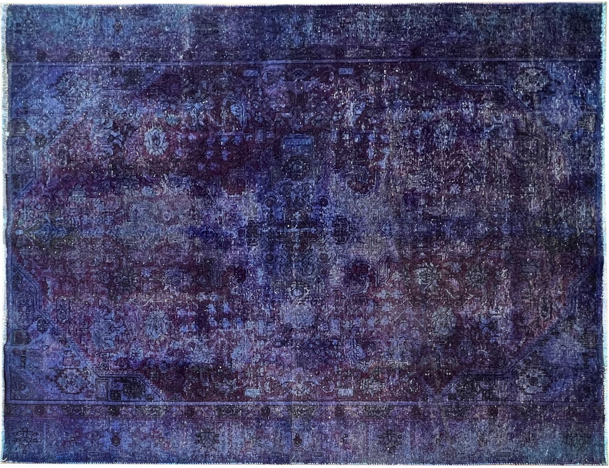 Tappeto Vintage  blu <br/>232 x 184 cm