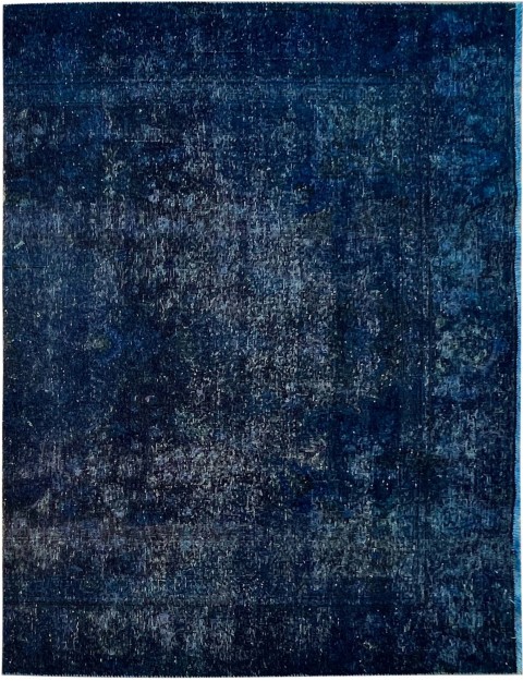 Blau Persien Vintage Teppich 136 x 191 cm
