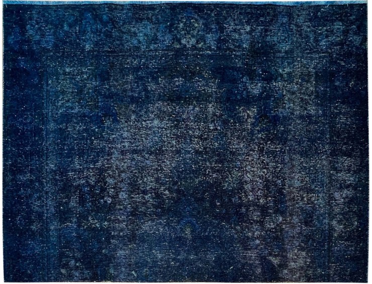 Blauw Perzië Vintage Tapijt 136 x 191 cm
