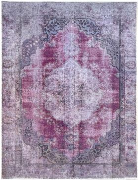 Alfombra persa vintage 284 x 180 púrpura