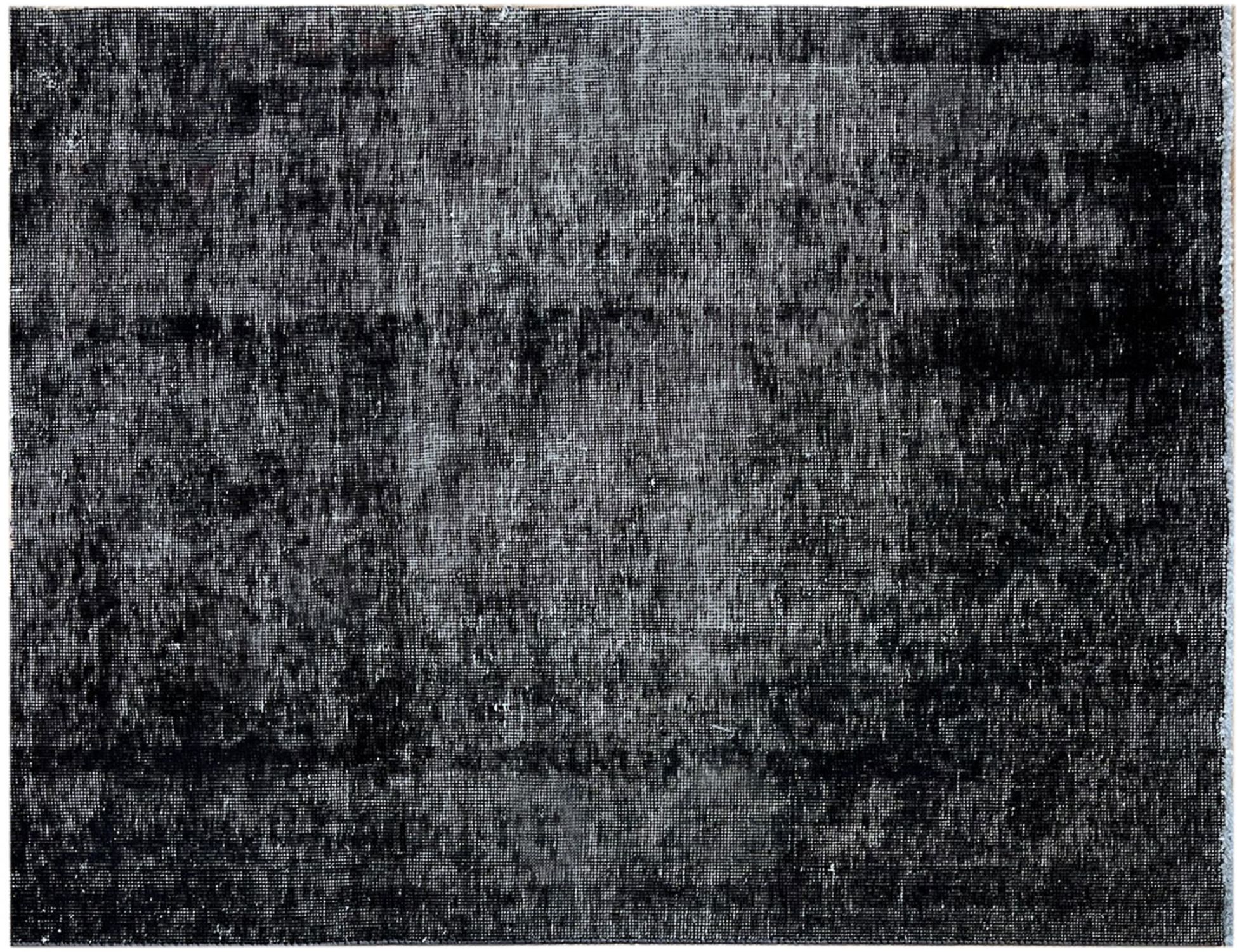 Persischer Vintage Teppich  schwarz <br/>140 x 105 cm