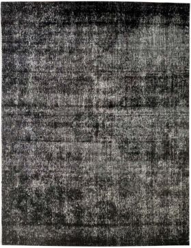 Persischer Vintage Teppich 184 x 245 schwarz