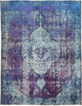 Persischer Vintage Teppich 270 x 210 blau
