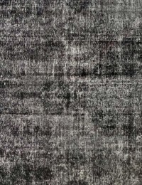 Schwarz Persien Persischer Vintage Teppich  184 x 184 cm