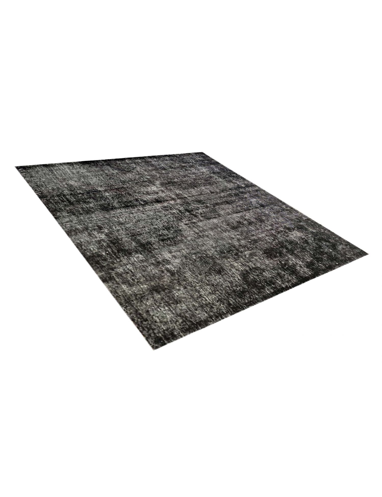 Persischer Vintage Teppich  schwarz <br/>184 x 184 cm