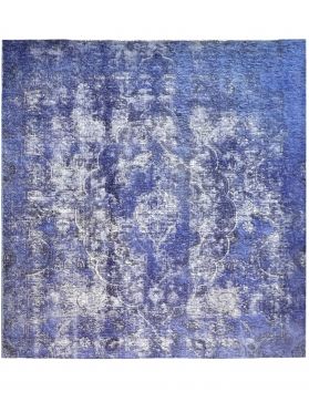 Vintage Teppich 167 X 167 blau
