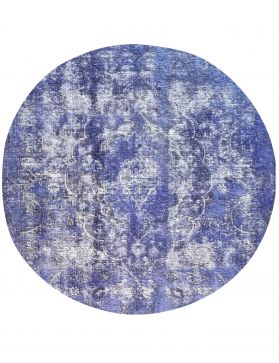 Vintage Tapijt 167 X 167 blauw