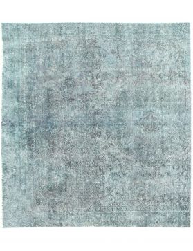 Persischer Vintage Teppich 217 x 217 blau