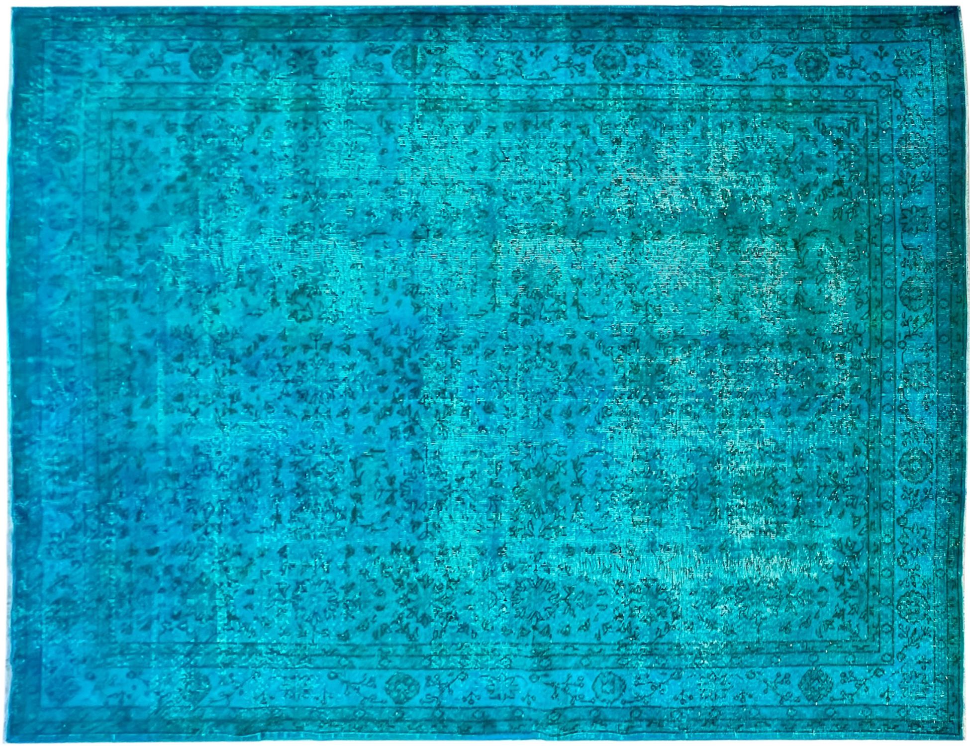 Tappeto Vintage  blu <br/>313 x 208 cm