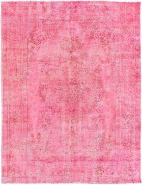 Persischer Vintage Teppich 300 x 196 rosa