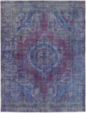 Persischer Vintage Teppich 285 x 190 blau