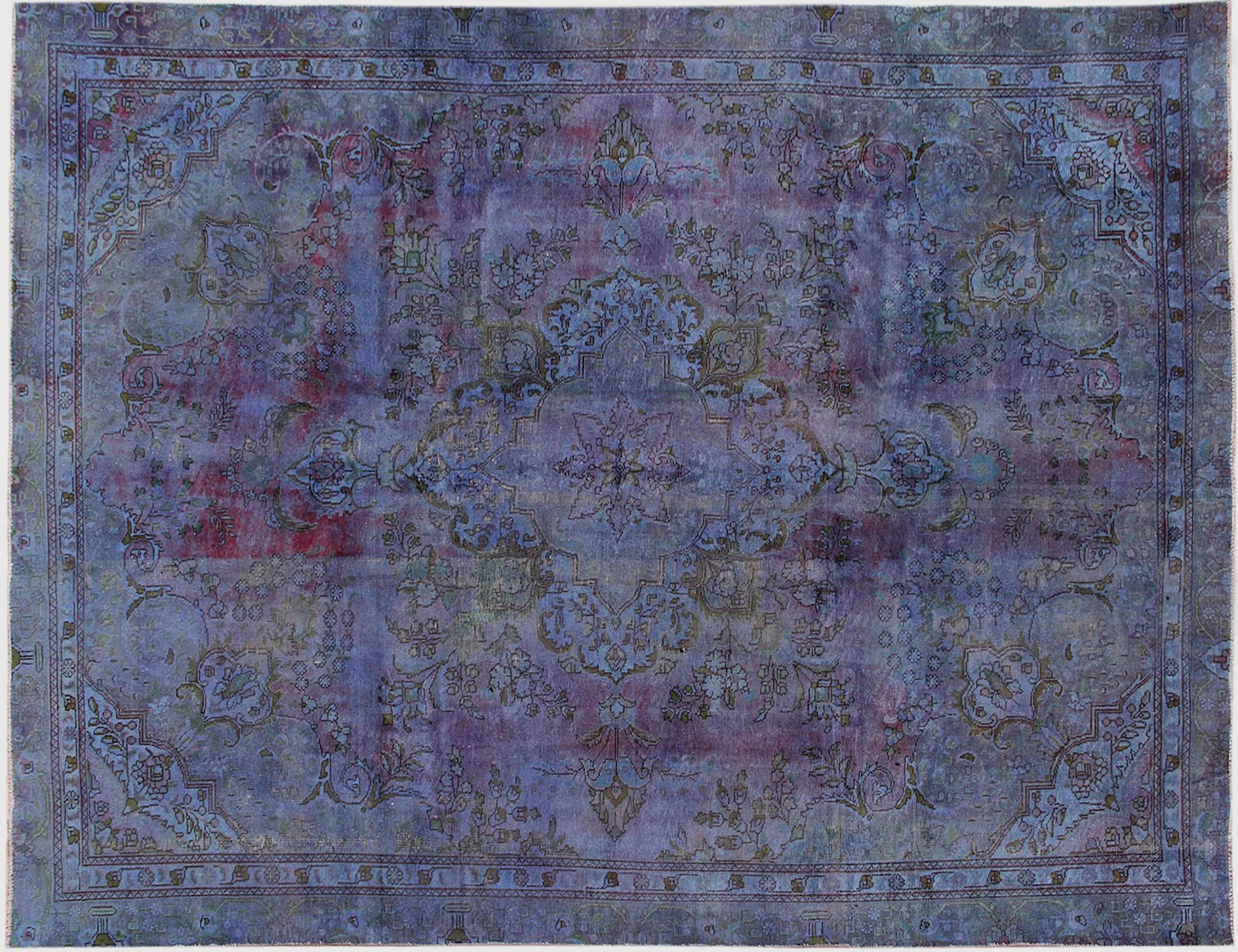 Perzisch Vintage Tapijt  blauw <br/>365 x 250 cm