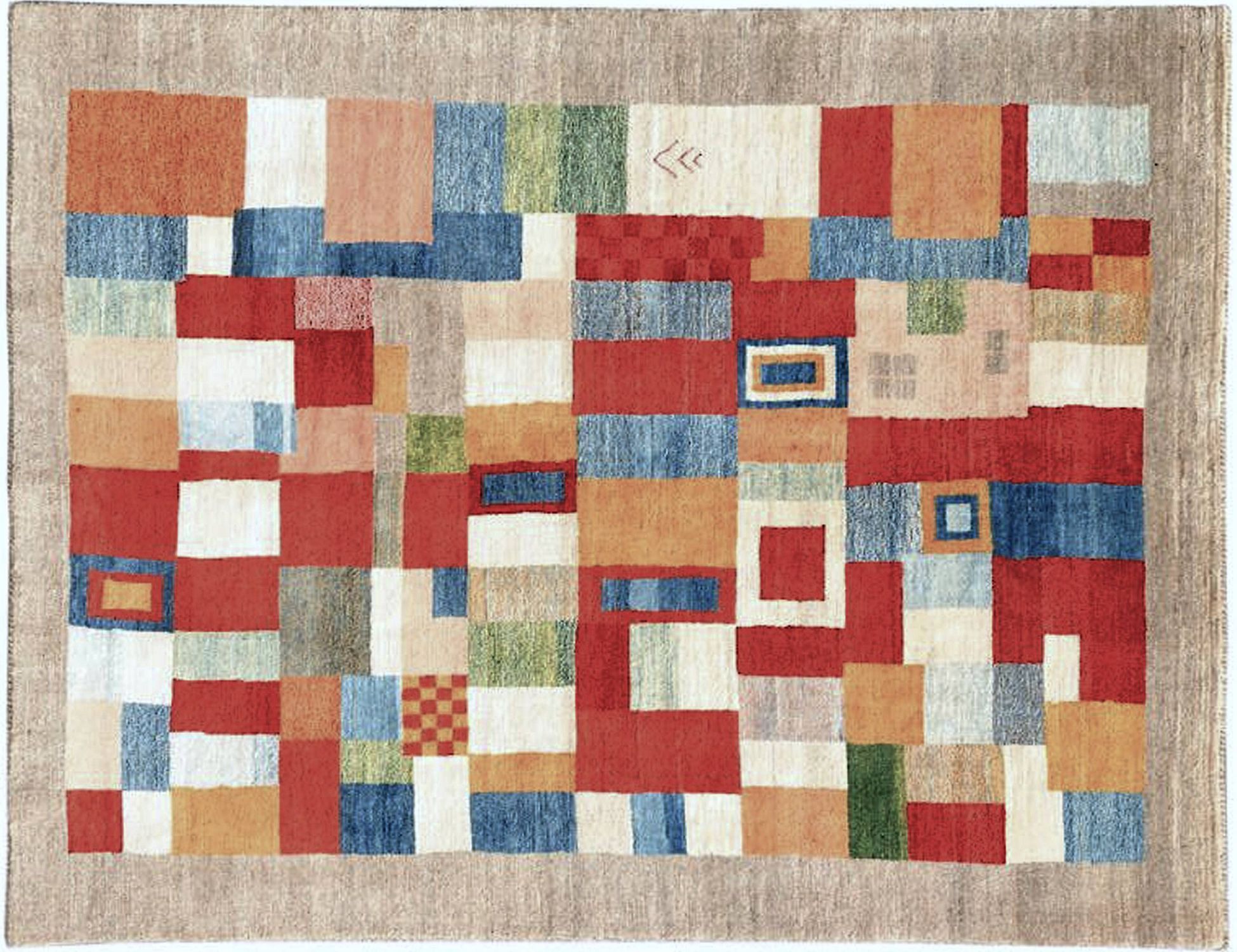 Persian Gabbeh  beige  <br/>194 x 155 cm