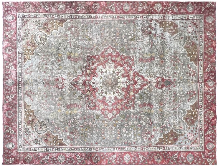 Beige Persien Retro Perserteppich  370 x 272 cm