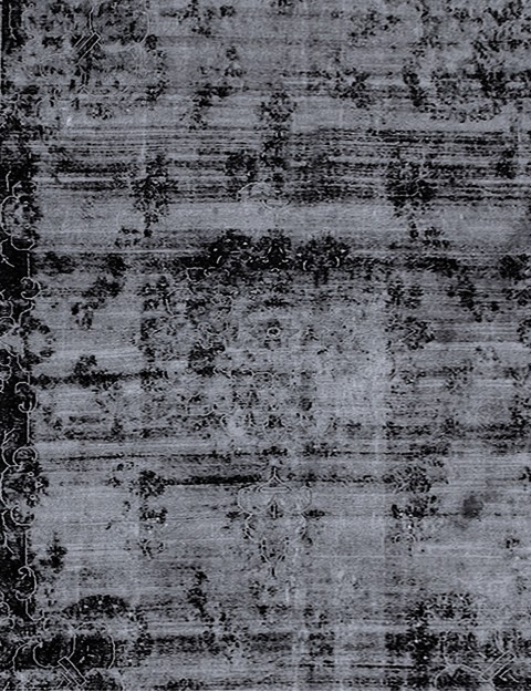 Schwarz Persien Persischer Vintage Teppich  430 x 290 cm