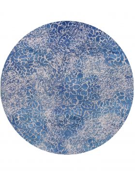 Persischer Vintage Teppich 220 x 220 blau