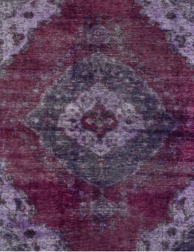 Lila Persien Vintage Teppich  298 x 194 cm