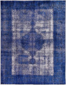 Persischer Vintage Teppich 284 x 195 blau