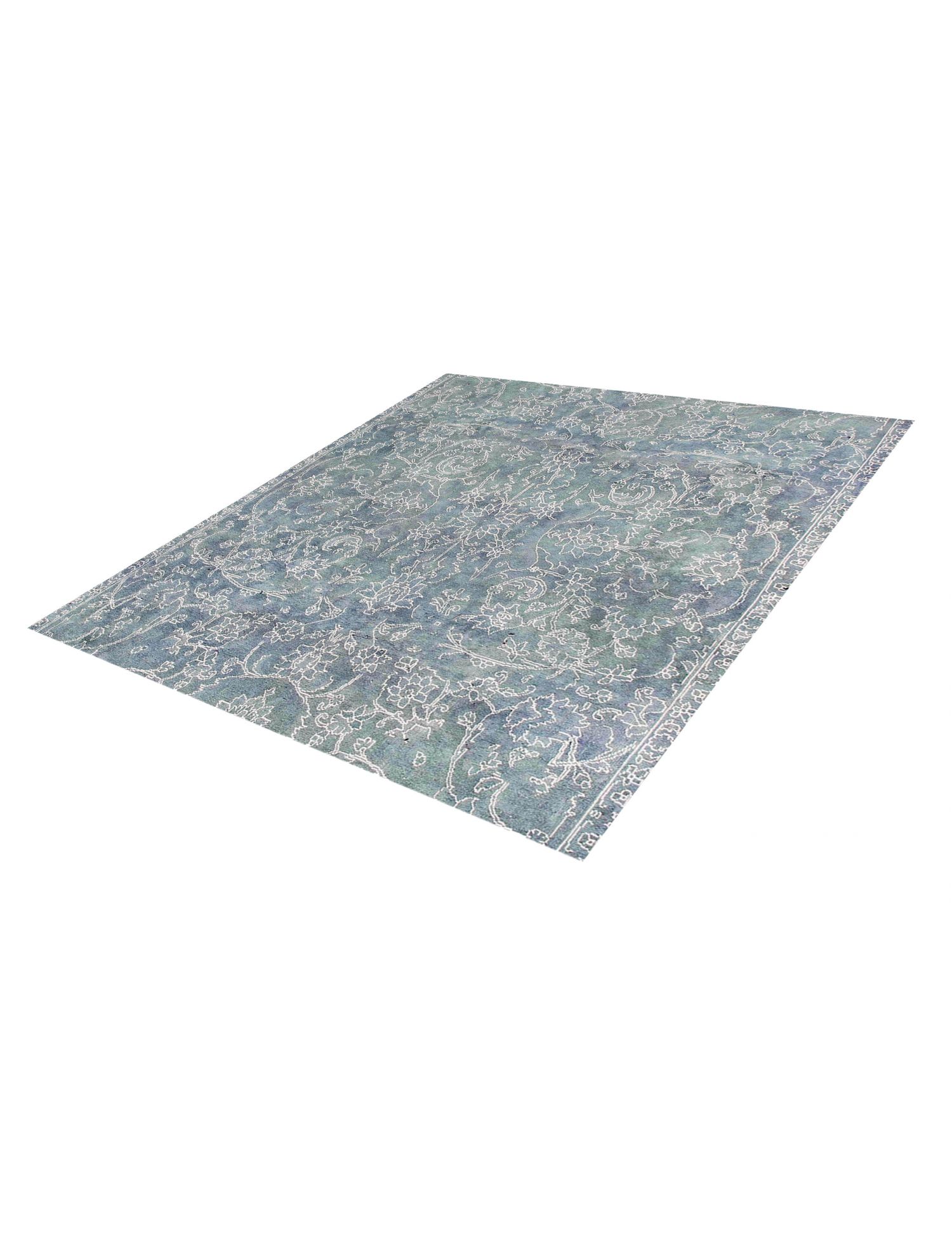 Perzisch Vintage Tapijt  blauw <br/>213 x 213 cm