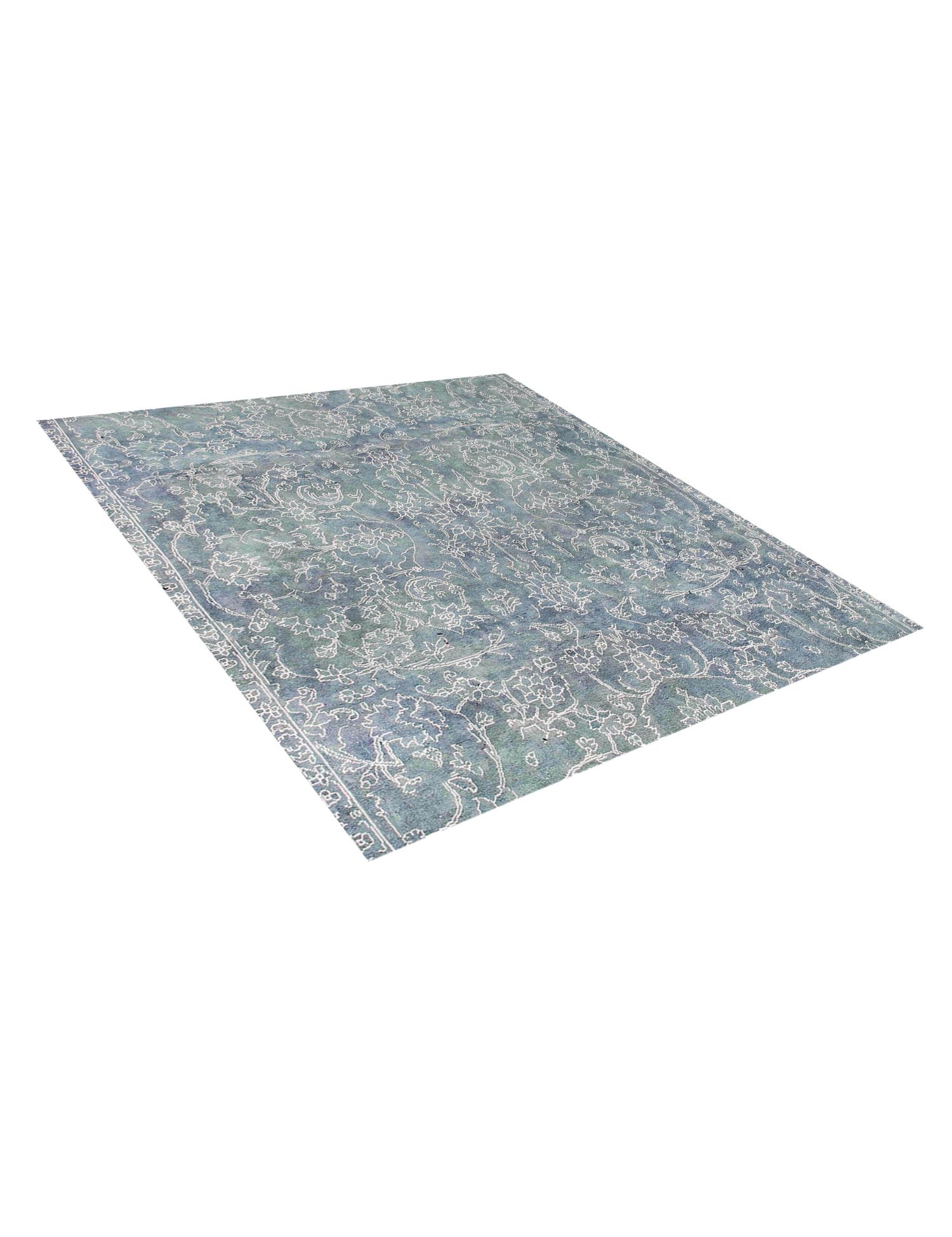 Perzisch Vintage Tapijt  blauw <br/>213 x 213 cm