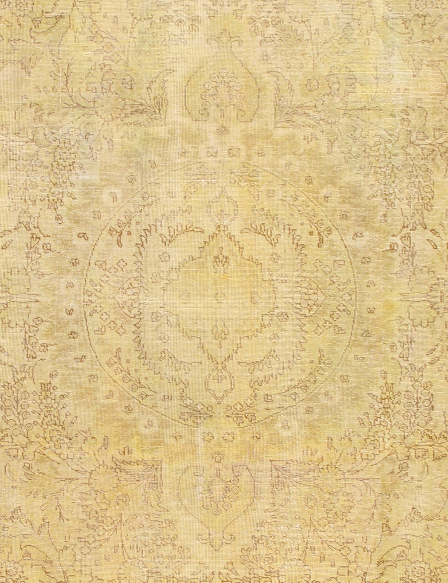 Perzisch Vintage Tapijt  geel <br/>250 x 214 cm