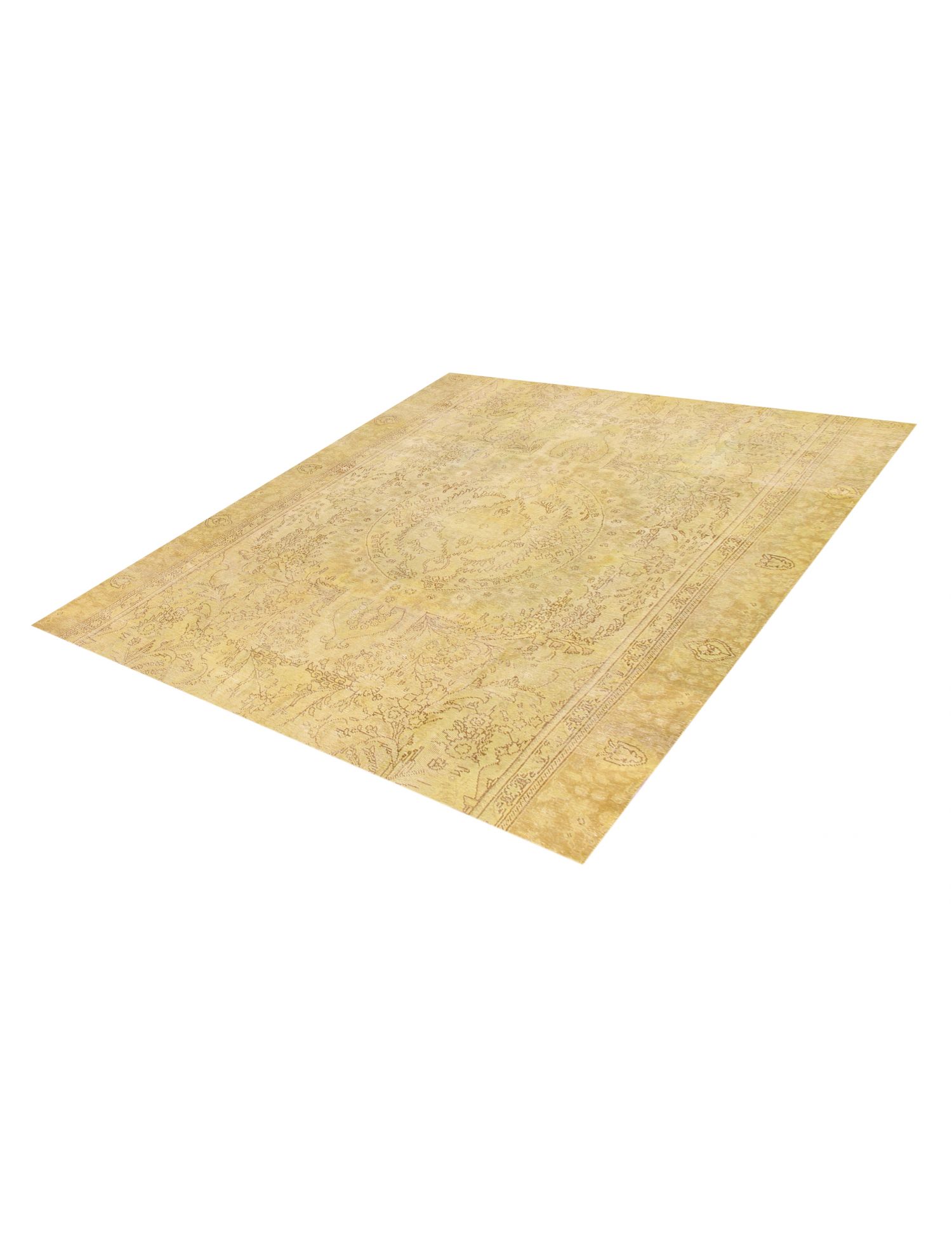 Perzisch Vintage Tapijt  geel <br/>250 x 214 cm