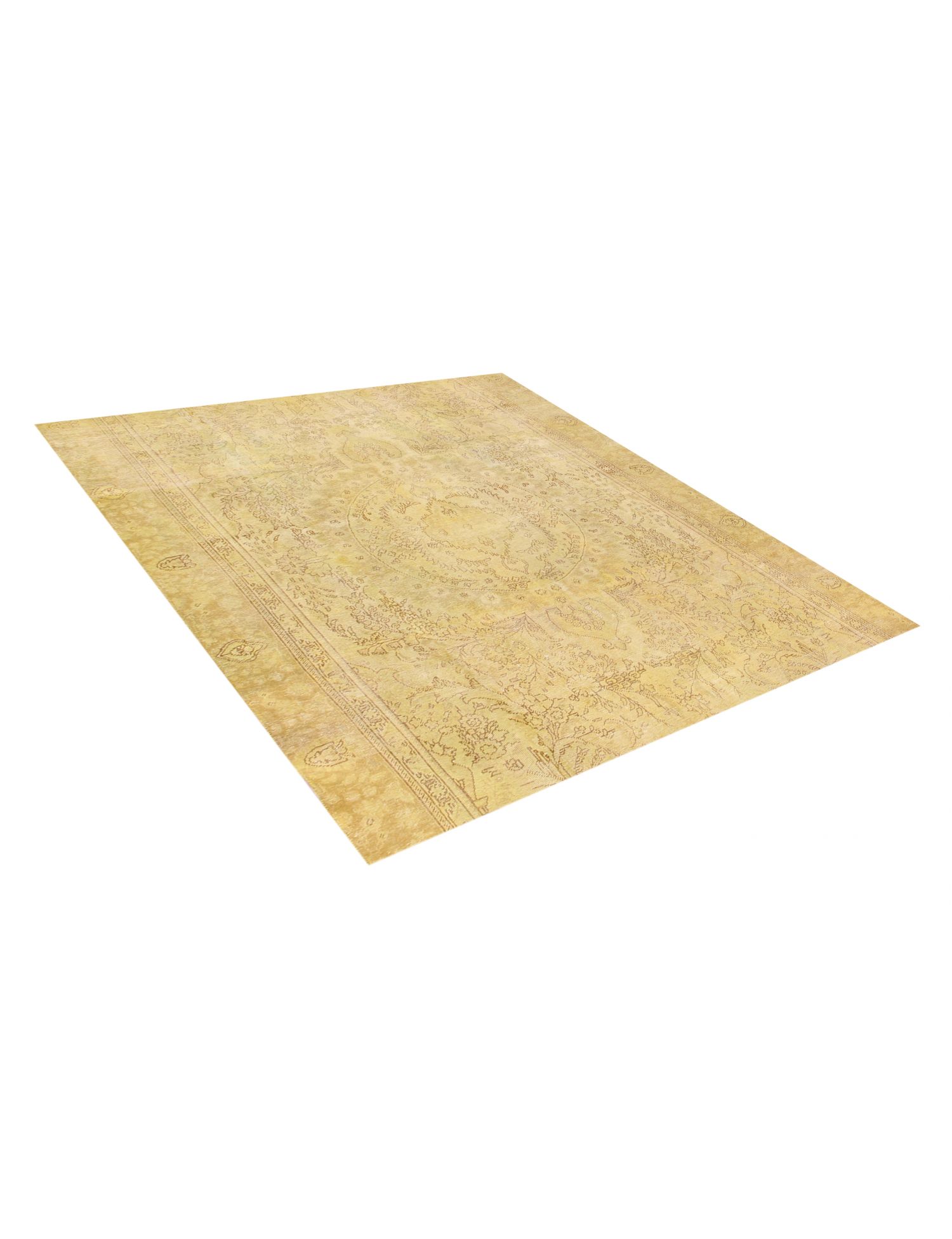 Perzisch Vintage Tapijt  geel <br/>250 x 214 cm