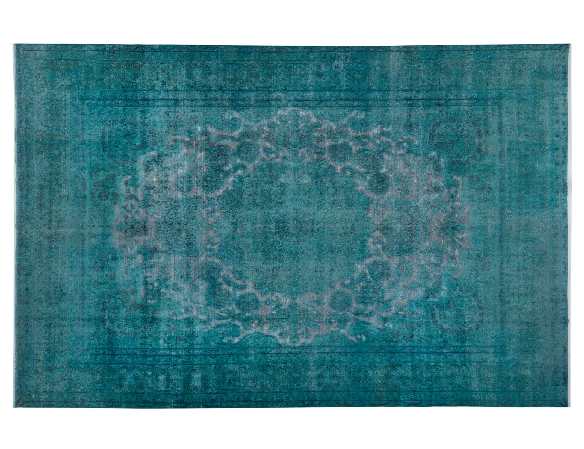 Türkis Persien Persischer Vintage Teppich  395 x 280 cm