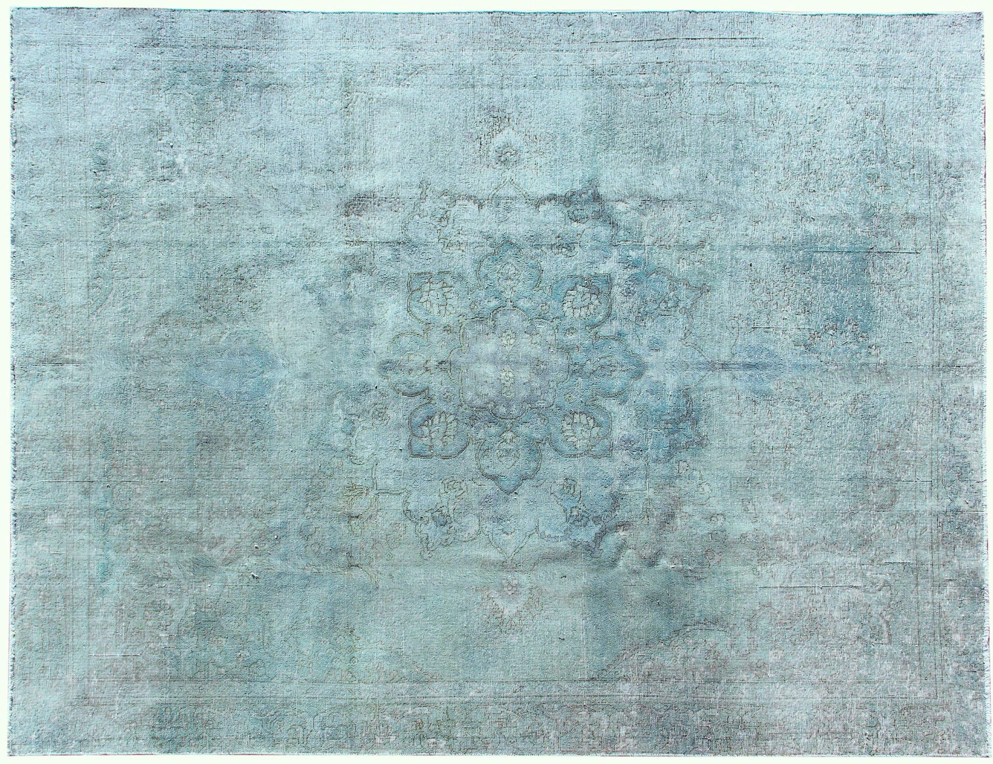 Tappeto vintage persiano  verde <br/>366 x 266 cm