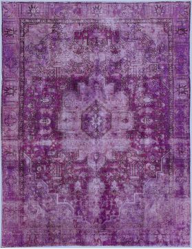 Persialaiset vintage matot 378 x 268 violetti