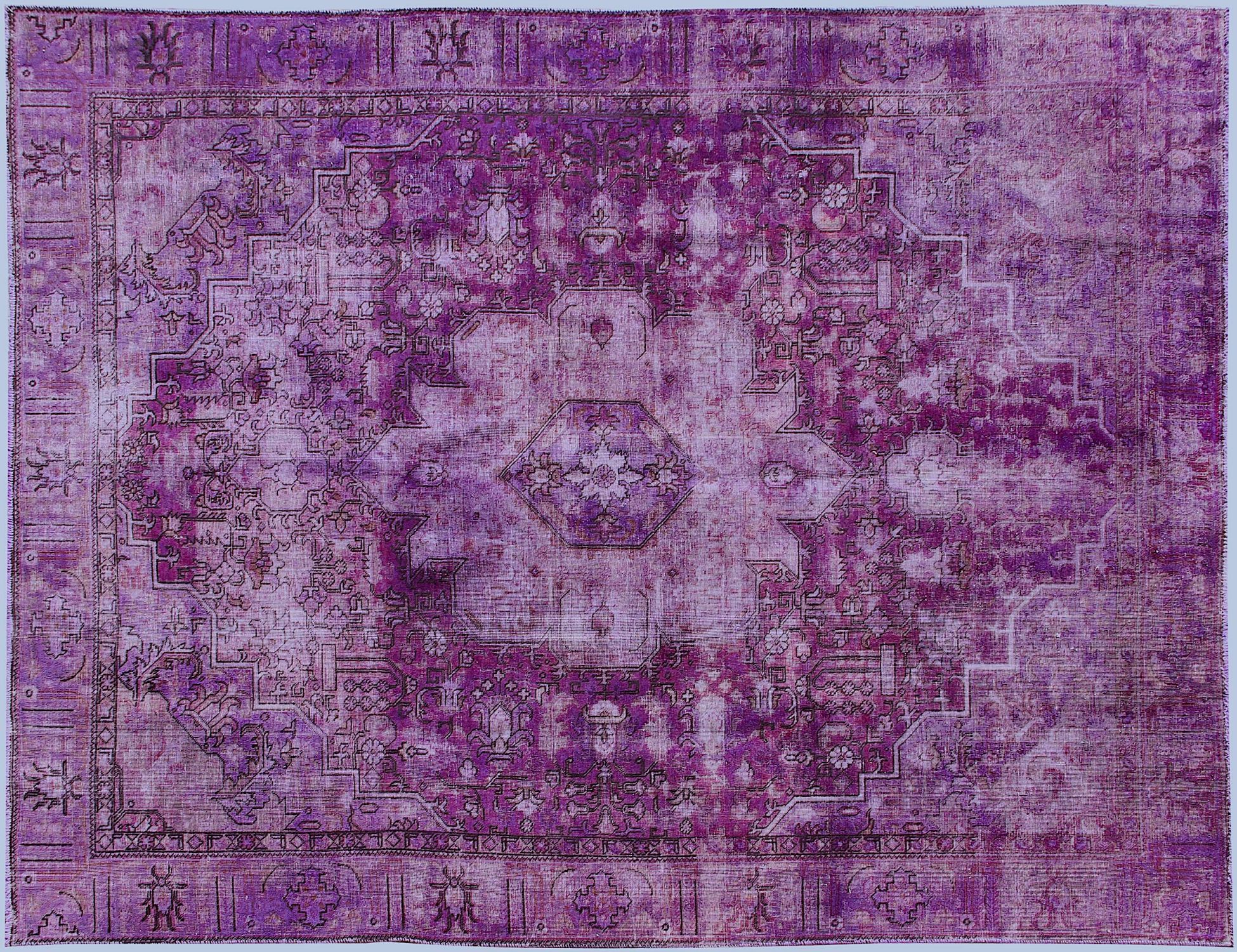 Tappeto vintage persiano  viola <br/>378 x 268 cm