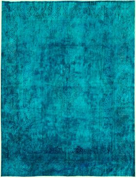 Tapis Persan vintage 375 x 293 turquoise