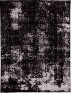 Persischer Vintage Teppich 370 x 290 schwarz