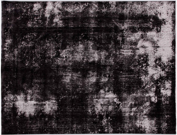 Noir Persan Tapis Persan vintage 370 x 290 cm